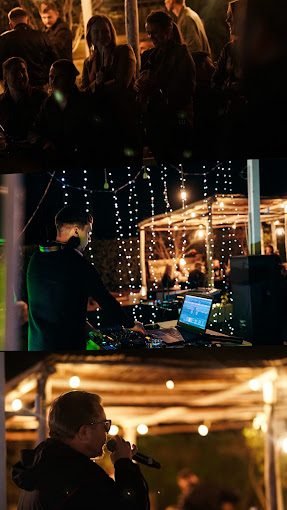Una serata con il DJ e le luci